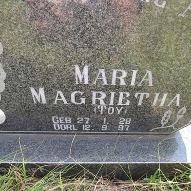 OLIVIER Izak Andries 1917-1993 & Maria Magrietha 1928-1997 _3