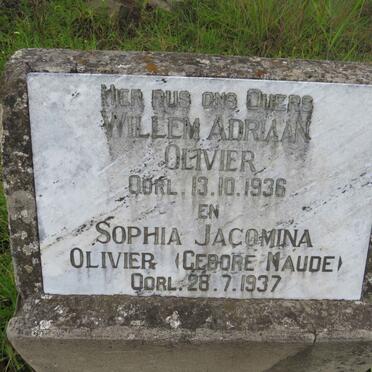 OLIVIER Willem Adriaan -1936 & Sophia Jacomina NAUDE -1937