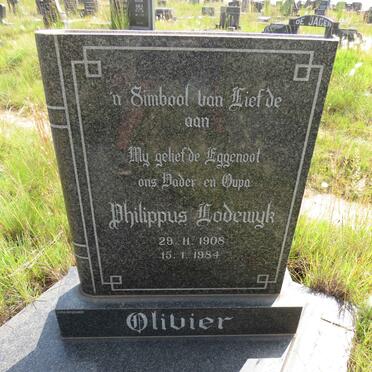 OLIVIER Philippus Lodewyk 1908-1984