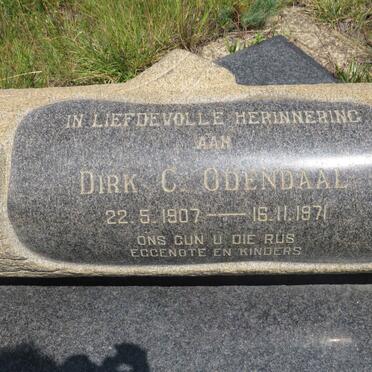 ODENDAAL Dirk C. 1907-1971