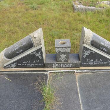 PIENAAR Izak J.M. 1921-1970 & Eva C.D. LOURENS 1930-1991