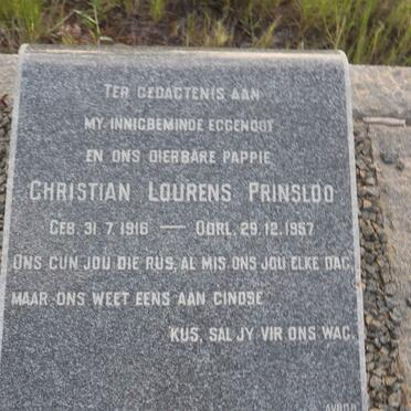 PRINSLOO Christian Lourens 1916-1957