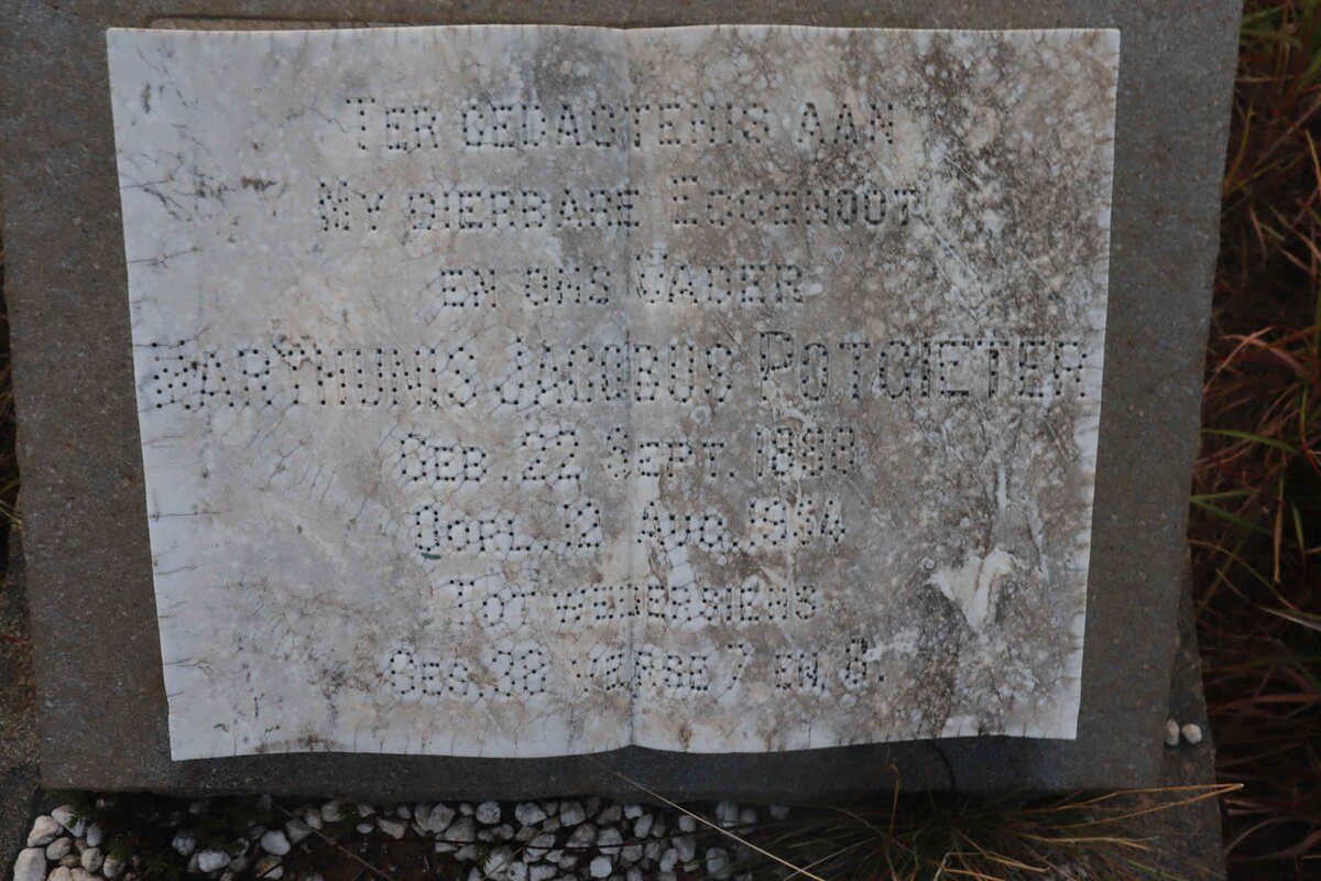 POTGIETER Marthunis Jacobus 1888-1954