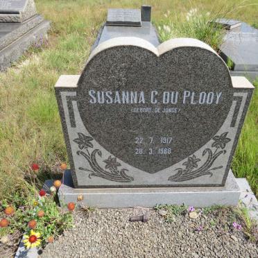 PLOOY Susanna C., du nee DE JONGE 1917-1968