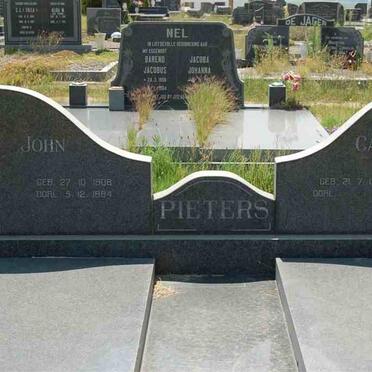 PIETERS John 1908-1984 & Carry 1917-