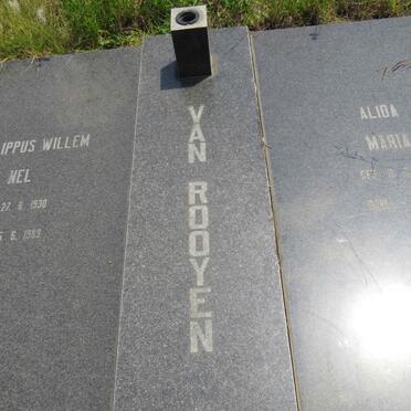 ROOYEN Phillippus Willem Nel, van 1930-1989 & Alida Maria 1932- _1