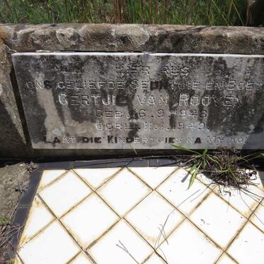 ROOYEN Gertjie, van 1948-1949