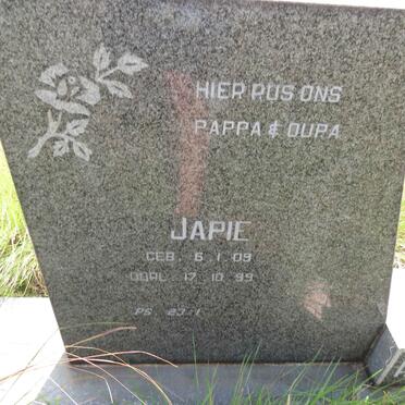 RAUTENBACH Japie 1909-1999 & Hannetjie 1921-1993 _3
