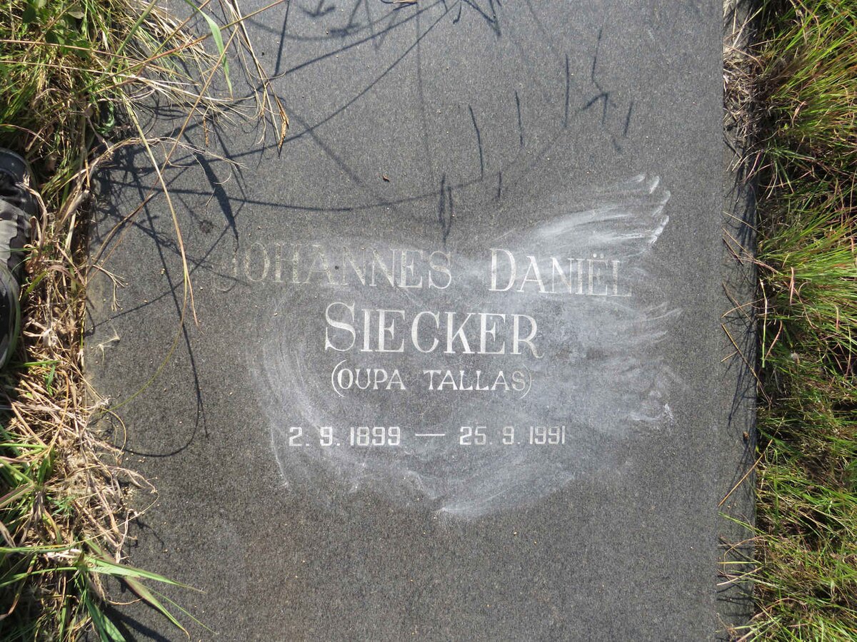 SIECKER Johannes Daniel 1899-1991