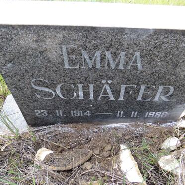 SCHAFER Emma 1914-1988