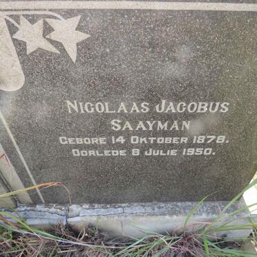 SAAYMAN Nicolaas Jacobus 1878-1950 & Anna Catharina Gertruida Margaretha BENTUM 1886-1972 _2
