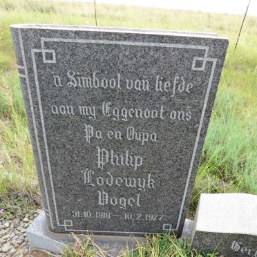 VOGEL Philip Lodewyk 1918-1977 