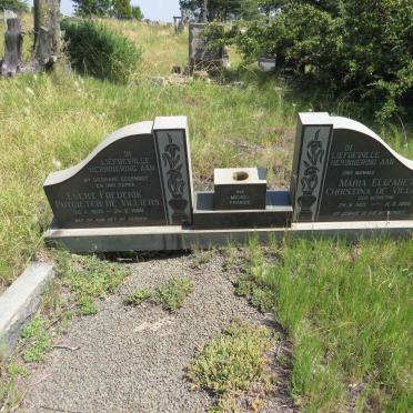 VILLIERS Evert Frederik Potgieter, de 1903-1968 & Maria Elizabeth Christina VERREYNE 1913-1988