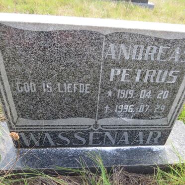 WASSENAAR Andreas Petrus 1919-1996
