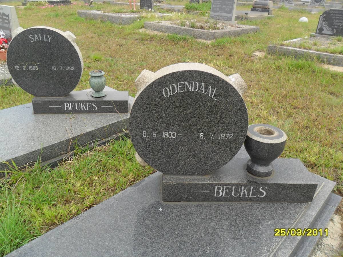 BEUKES Odendaal 1903-1972