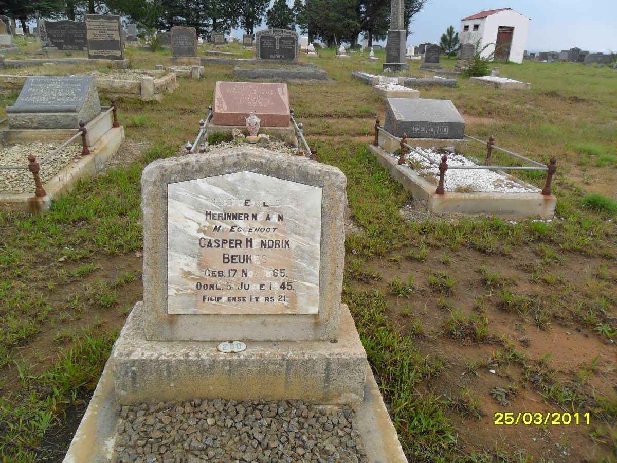 BEUKES Casper Hendrik 1865-1945