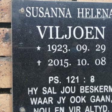 VILJOEN Susanna Helena 1923-2015