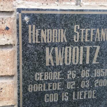 KWOOITZ Hendrik Stefanus 1951-2009