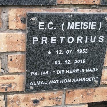 PRETORIUS E.C. 1953-2019