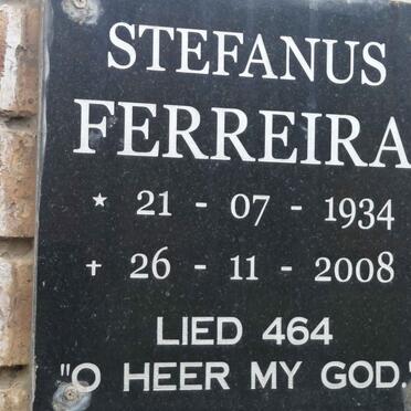 FERREIRA Stefanus 1934-2008