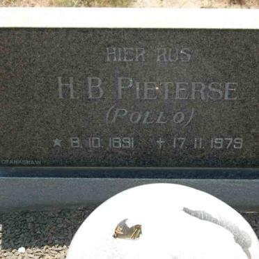 PIETERSE H.B. 1891-1979