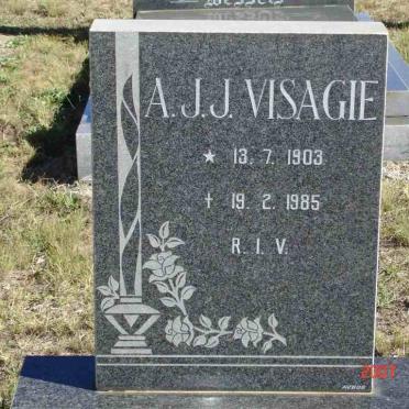 VISAGIE A.J.J. 1903-1985