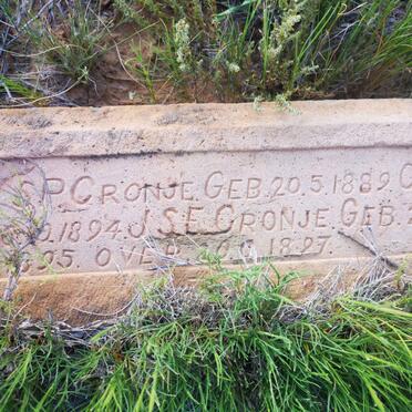 CRONJE S.P. 1889-1894 :: CRONJE J.S.E. 1895-1897