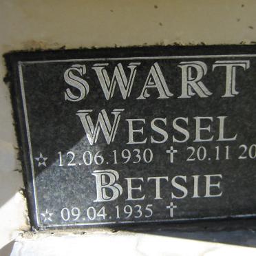 SWART Wessel 1930-2017 &amp; Betsie 1935-