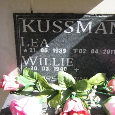 KUSSMAN Willie 1940- &amp; Lea 1939-2011