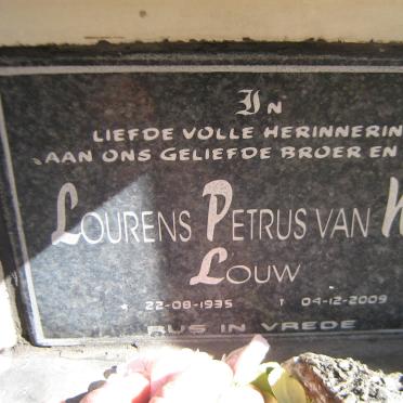 LOUW Lourens Petrus van Wyk 1935-2009