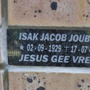 JOUBERT Isak Jacob 1929-2006
