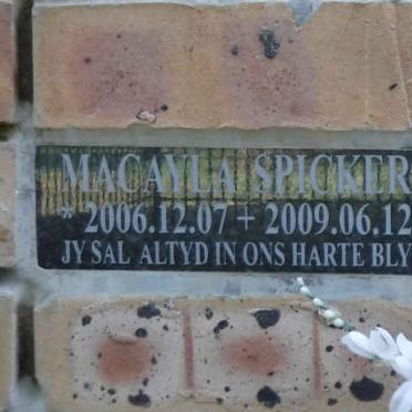 SPICKER Macayla 2006-2009