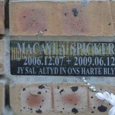 SPICKER Macayla 2006-2009