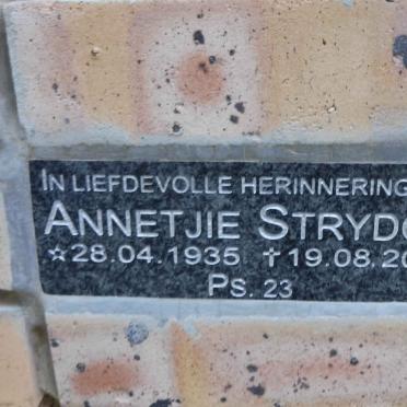 STRYDOM Annetjie 1935-2015