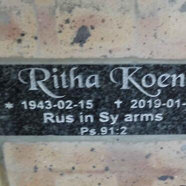 KOEN Ritha 1943-2019