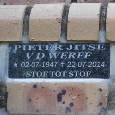 WERFF Pieter Jitse, v. d. 1947-2014
