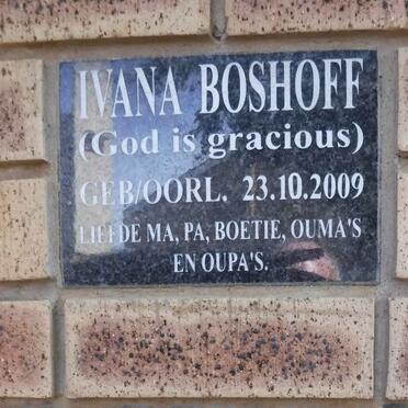 BOSHOFF Ivana 2009-2009