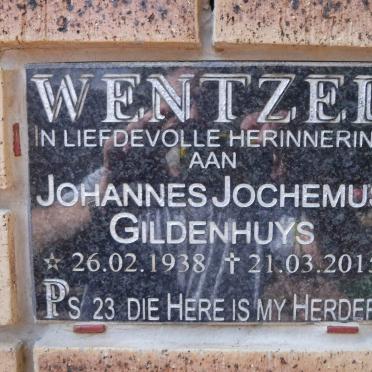 WENTZEL Johannes Jochemus Gildenhuys 1938-2015
