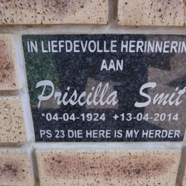SMIT Priscilla 1924-2014