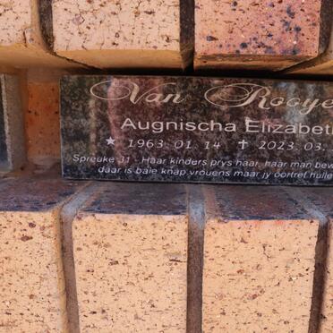 ROOYEN Augnischa Elizabeth, van 1963-2023