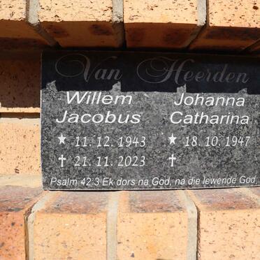 HEERDEN Willem Jacobus, van 1943-2023 & Johanna Catharina 1947-