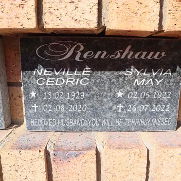 RENSHAW Neville Cedric 1929-2020 & Sylvia May 1922-2022