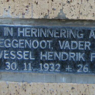 FERREIRA Wessel Hendrik 1932-2004