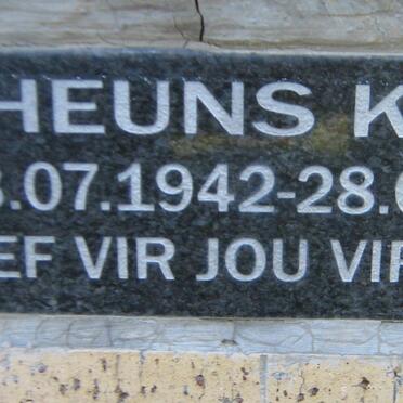 KOTZE Theuns 1942-2011