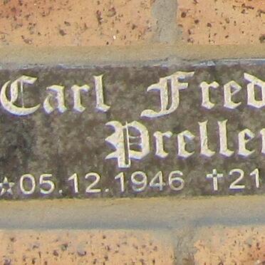 PRELLER Carl Frederich 1946-2017