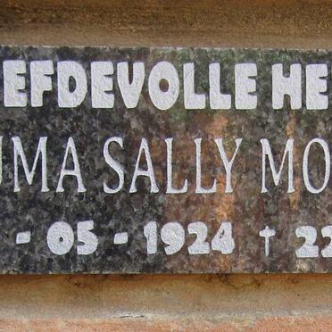 MOSTERT Sally 1924-2011
