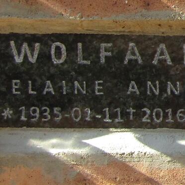 WOLFAARD Elaine Annie 1935-2016