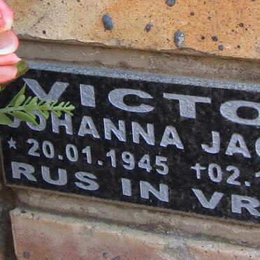 VICTOR Johanna Jacoba 1945-2006