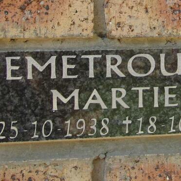 DEMETROUDES Martie 1938-2017