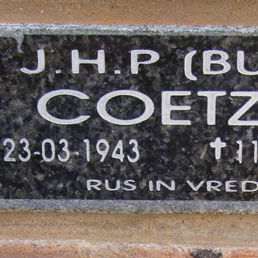 COETZEE J.H.P. 1943-2009
